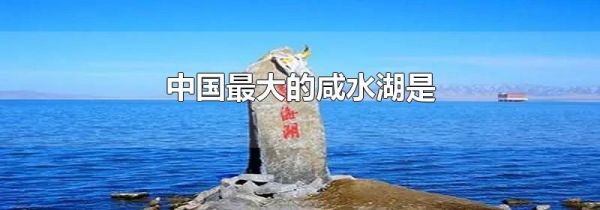 中国最大的咸水湖是