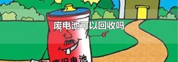 废电池可以回收吗