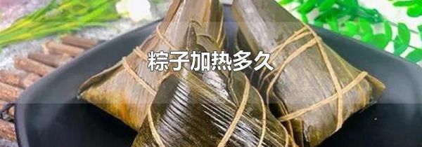 粽子加热多久