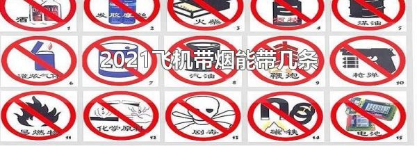 2021飞机带烟能带几条