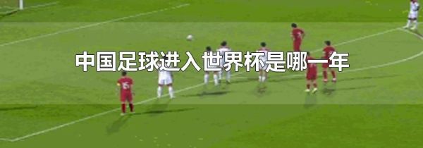 中国足球进入世界杯是哪一年