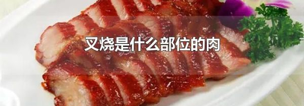 叉烧是什么部位的肉