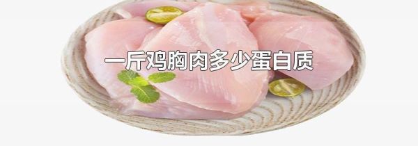 一斤鸡胸肉多少蛋白质
