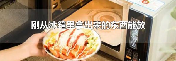 刚从冰箱里拿出来的东西能放微波炉吗