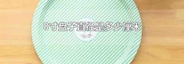 8寸盘子直径是多少厘米
