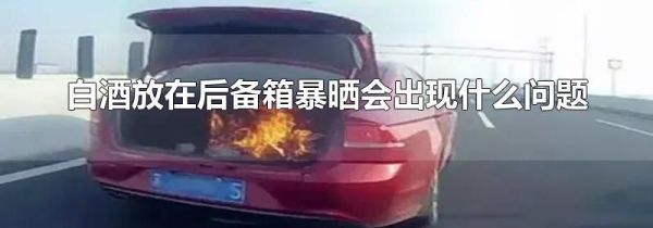 白酒放在后备箱暴晒会出现什么问题