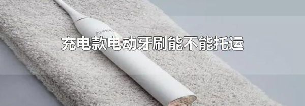 充电款电动牙刷能不能托运