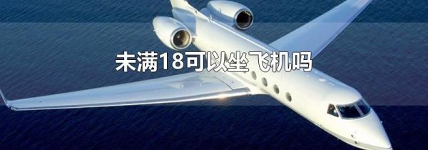 未满18可以坐飞机吗