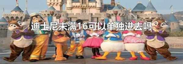 迪士尼未满16可以单独进去吗