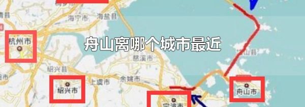 舟山离哪个城市最近