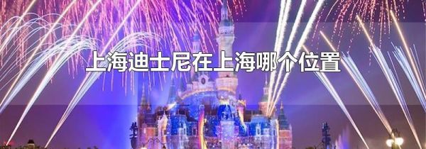 上海迪士尼在上海哪个位置