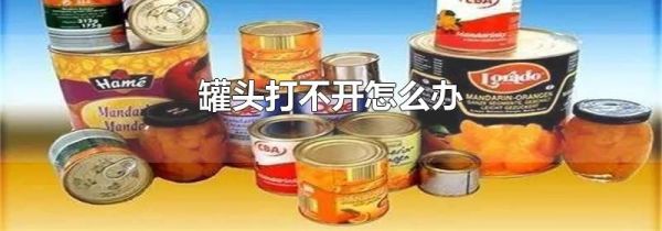 罐头打不开怎么办