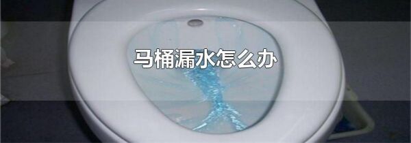 马桶漏水怎么办