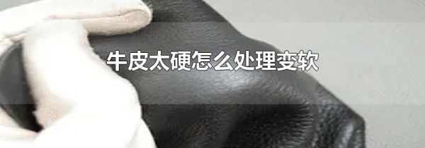牛皮太硬怎么处理变软