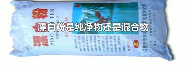 漂白粉是纯净物还是混合物