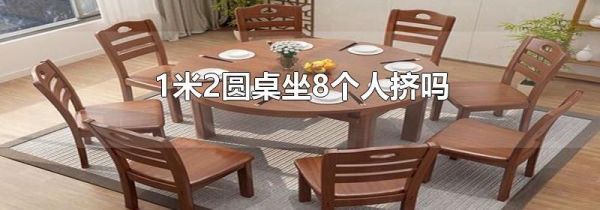 1米2圆桌坐8个人挤吗