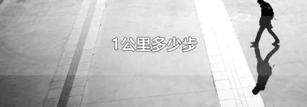 1公里多少步