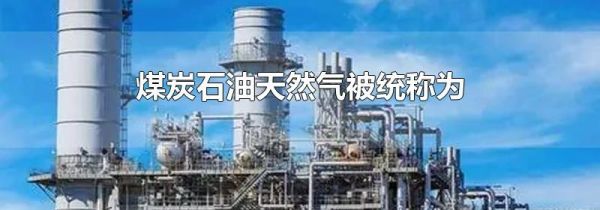 煤炭石油天然气被统称为