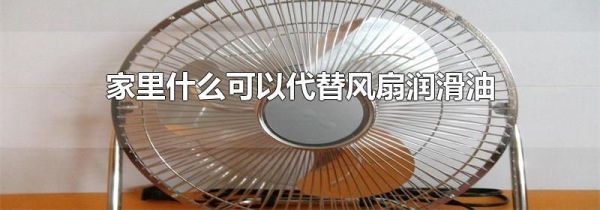 家里什么可以代替风扇润滑油