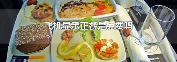 飞机显示正餐是免费吗
