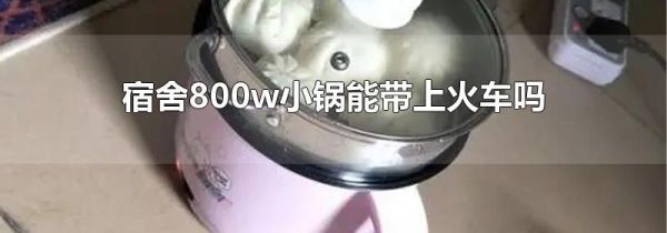 宿舍800w小锅能带上火车吗