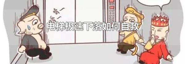 电梯极速下落如何自救