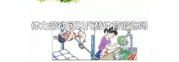 体力劳动可以代替体育锻炼吗