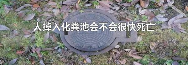 人掉入化粪池会不会很快死亡