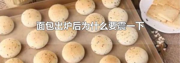 面包出炉后为什么要震一下
