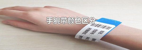 手腕带颜色区分