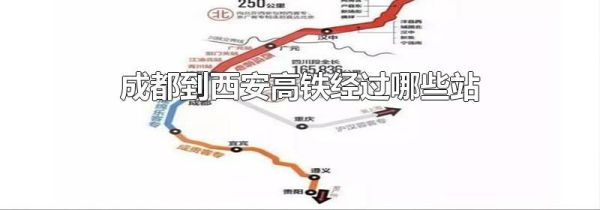 成都到西安高铁经过哪些站