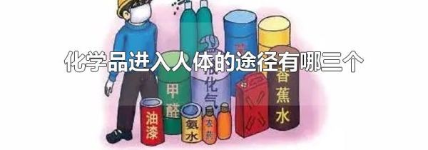 化学品进入人体的途径有哪三个