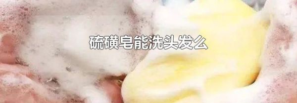 硫磺皂能洗头发么