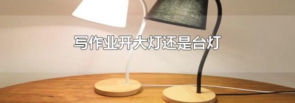 写作业开大灯还是台灯