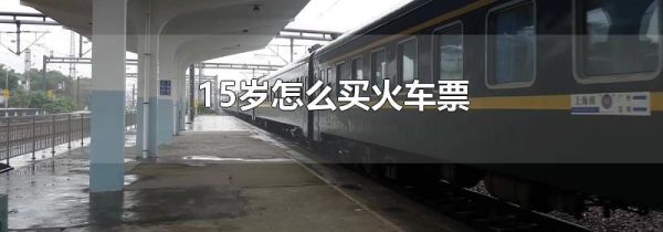 15岁怎么买火车票