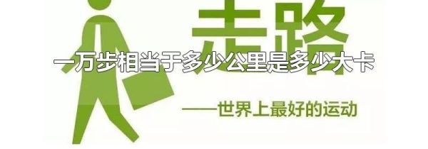 一万步相当于多少公里是多少大卡