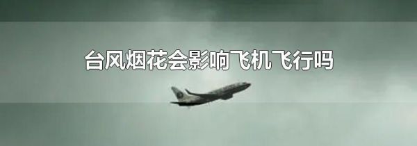台风烟花会影响飞机飞行吗