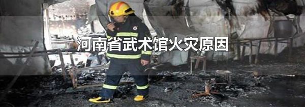 河南省武术馆火灾原因