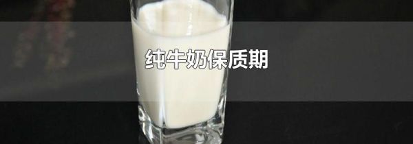 纯牛奶保质期