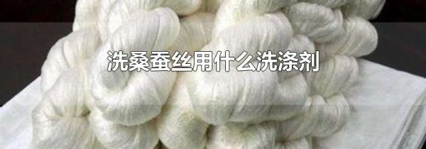 洗桑蚕丝用什么洗涤剂