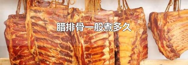 腊排骨一般煮多久