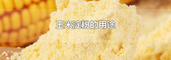 玉米淀粉的用途