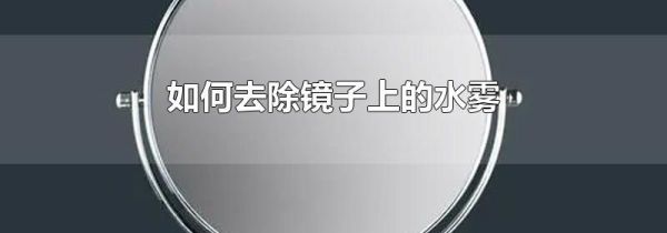 如何去除镜子上的水雾