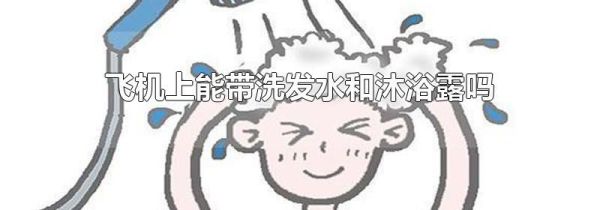 飞机上能带洗发水和沐浴露吗