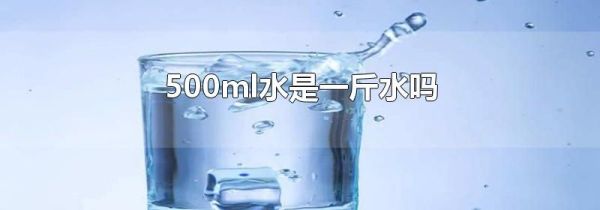 500ml水是一斤水吗