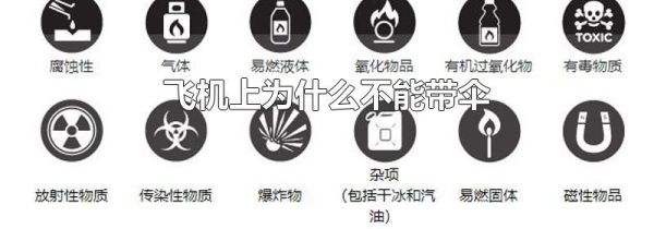 飞机上为什么不能带伞