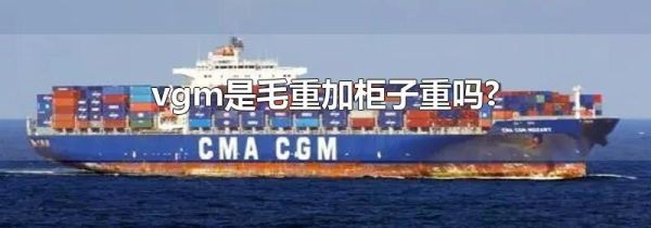 vgm是毛重加柜子重吗?