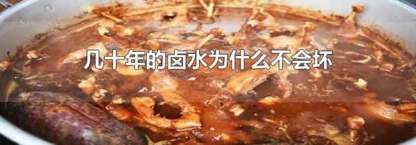 几十年的卤水为什么不会坏