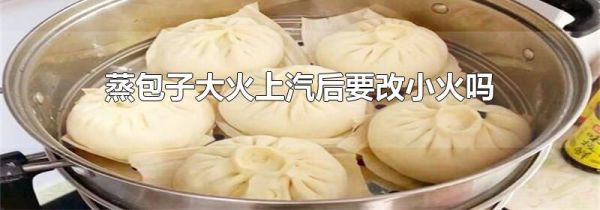 蒸包子大火上汽后要改小火吗