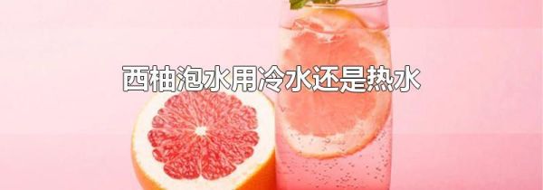 西柚泡水用冷水还是热水